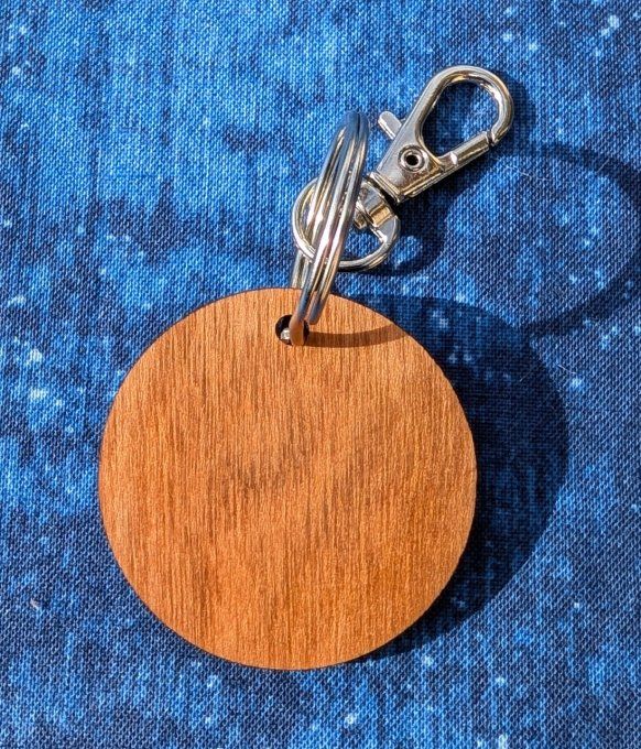 Porte-clés en bois Gland